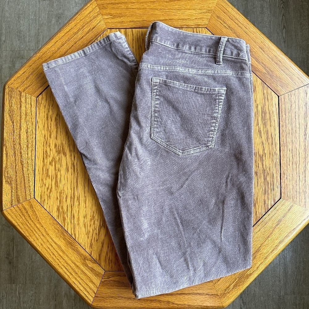 *SONOMA* Lt. Mauve Straight Leg Corduroy Pants Size 12